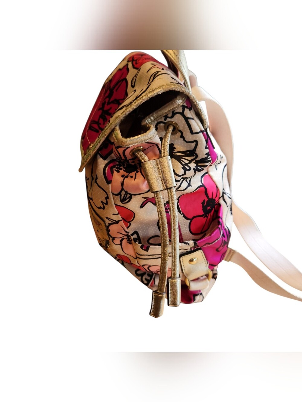 Coach Poppy Floral Backpack - Picture 6 of 16